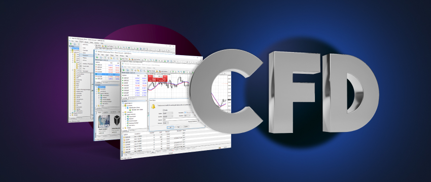 Image illustrating steps to make money with CFDs using the MetaTrader 4 platform.