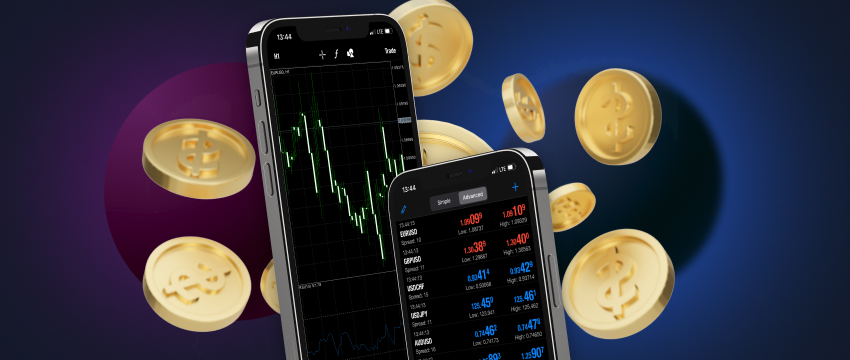 Android app for trading currency dollars, featuring mobile currency transactions and market analysis tools.