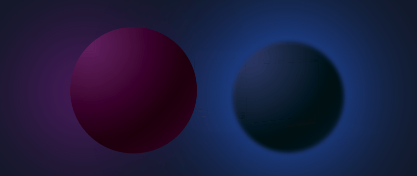 Dark blue and purple spheres displayed, symbolizing market analysis on a trading platform for women traders.